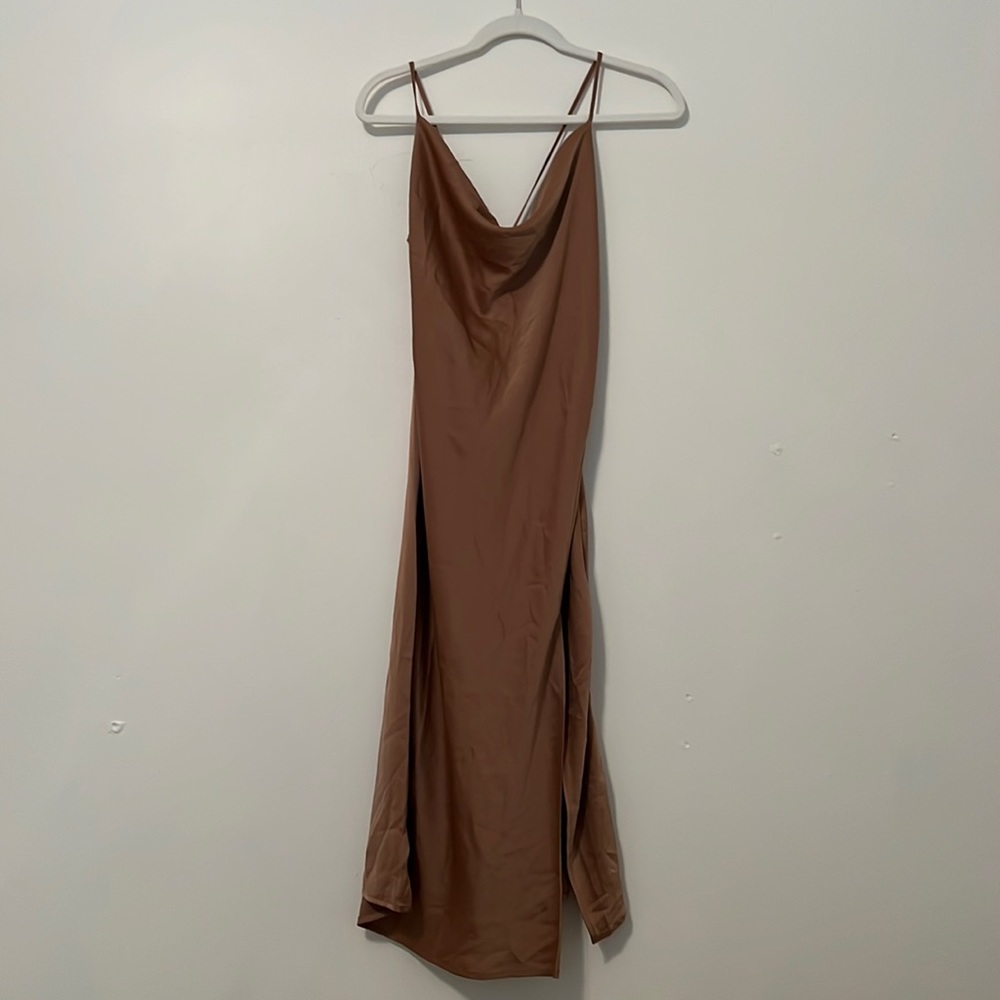 Forever 21 Slip Dress with Lace-up Back
